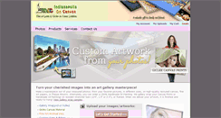 Desktop Screenshot of indianapolisoncanvas.com